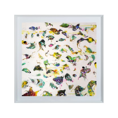 Картина NOVOCUADRO ART COMPANY GREEN RAINBOW