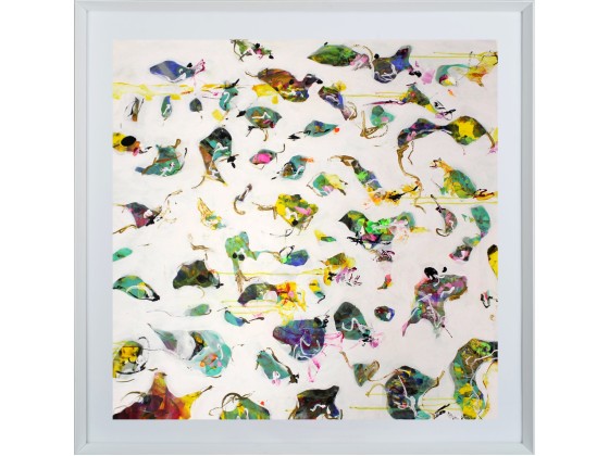 Картина NOVOCUADRO ART COMPANY GREEN RAINBOW