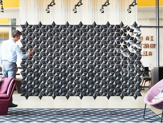 Перегородки bloomming FACET Hanging Room Divider 306x197cm