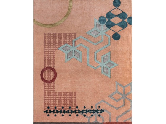 Ковер Jaipur Rugs KOLAM AKWB-7002 SmokySalmon/SmokySalmon