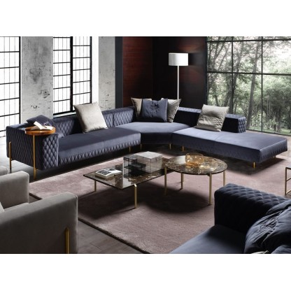 Угловой диван с простежкой Former In Italia BRERA PLUS