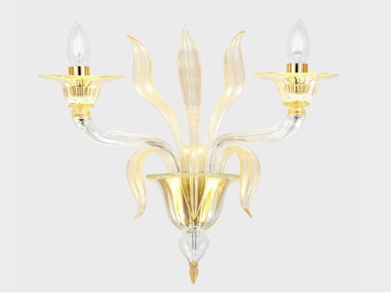 Бра - настенная лампа Sogni Di Cristallo DAMOCLE D'ORO