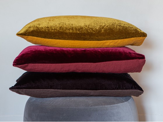 Диванные подушки Once Milano VELVET AND LINEN CUSHION