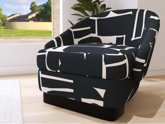 Ткань для штор Martina Banozic Textiles MARI CHARCOAL