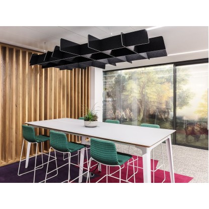 Самонесущие звукоизолирующие подвесные потолки BuzziSpace BuzziGrid