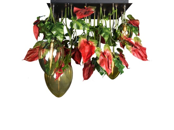 Потолочные светильники VGnewtrend FLOWER POWER ANTHURIUM RED EGGS