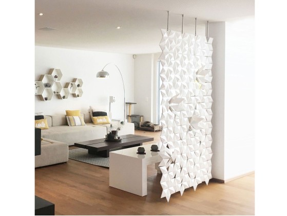 Перегородки bloomming FACET Hanging Room Divider 136x226cm