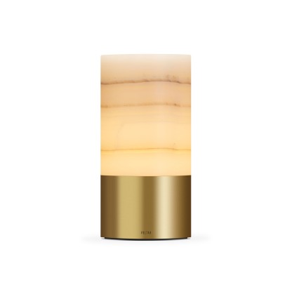 Уличная настольная лампа Voltra Lighting VOLTRA ALABASTER NATURAL BRASS