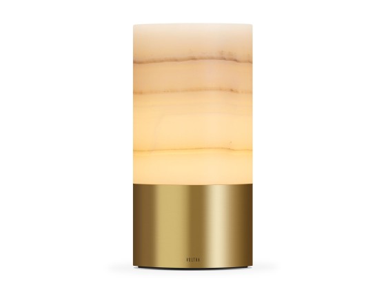 Уличная настольная лампа Voltra Lighting VOLTRA ALABASTER NATURAL BRASS
