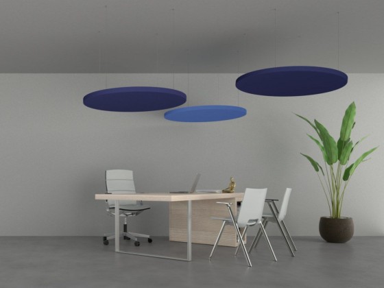 Самонесущие звукоизолирующие подвесные потолки Caruso Acoustic DOT