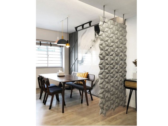 Перегородки bloomming FACET Hanging Room Divider 102x207cm