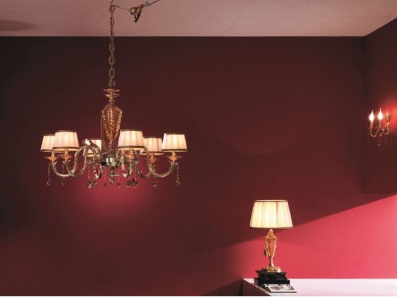 Подвесные светильники Euroluce Lampadari IMPERO L8 SHADE