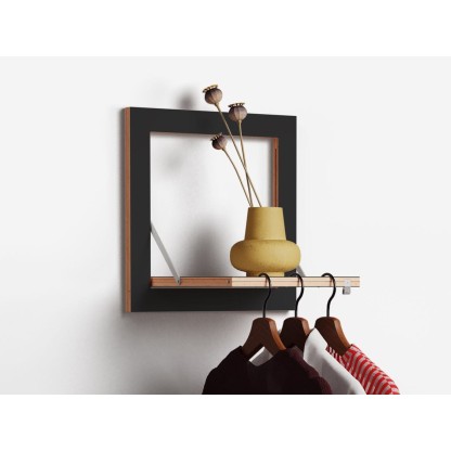 Вешалка AMBIVALENZ FLPPS HNGRAIL 40x40-1 - BLACK