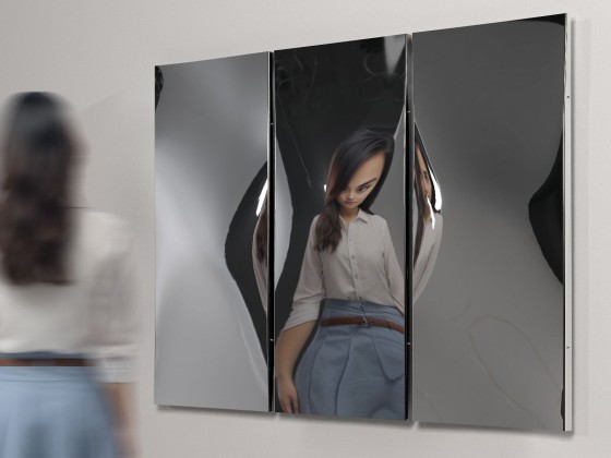Зеркало VIDAME EDITIONS DISTORTING MIRROR 100x45