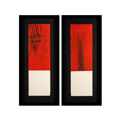 Картина NOVOCUADRO ART COMPANY Dptico Rojo I &amp; II