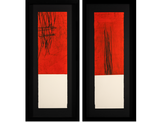 Картина NOVOCUADRO ART COMPANY Dptico Rojo I &amp; II