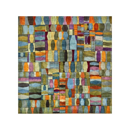 Ковер Zollanvari QUILT CRAZY IN BLUE, GREEN &amp; VIOLET