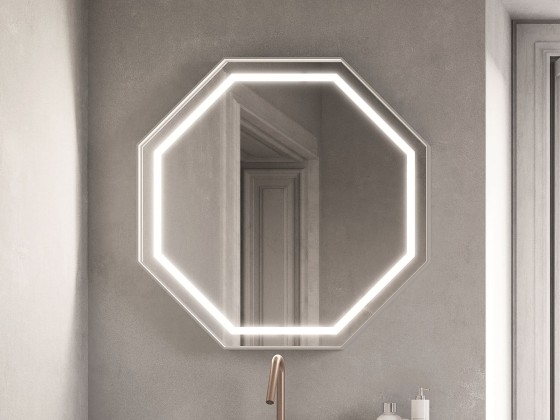 Зеркало для ванной комнаты Ideagroup OTTAGONO