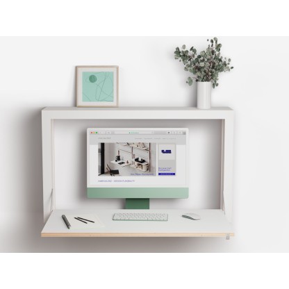 Секретеры AMBIVALENZ FLPPS BOX DESK 100x60x20 - WHITE