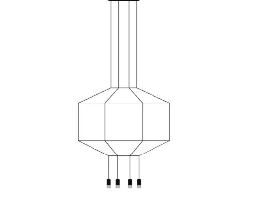Подвесные светильники In Stock VIBIA - WIREFLOW 0300