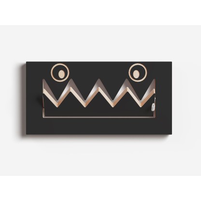 Вешалка для детей AMBIVALENZ FLPPS MONSTERHNG 40x20-1 - BLACK