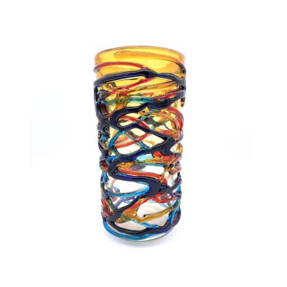 Ваза YourMurano CHROMA TUBE AMBER