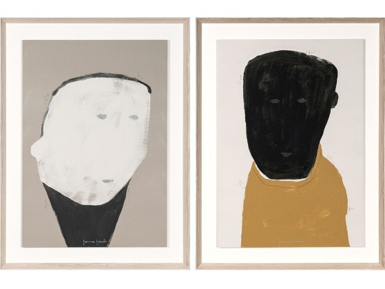 Картина NOVOCUADRO ART COMPANY CABEZA I &amp; II