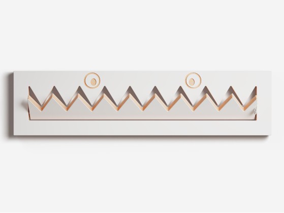 Вешалка для детей AMBIVALENZ FLPPS MONSTERHNG 80x20-1 - WHITE