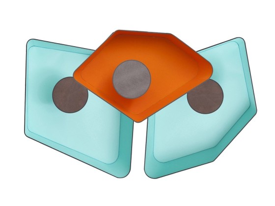 Бра - настенная лампа DESIGNHEURE NNUPHAR TRIO GRAND