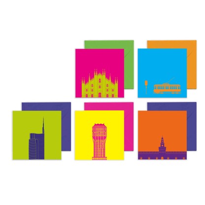 Почтовые открытки cartea MILANO