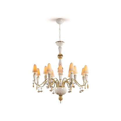 Подвесные светильники Lladro IVY&amp;SEED 16 WHITE AND GOLD