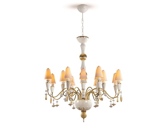 Подвесные светильники Lladro IVY&amp;SEED 16 WHITE AND GOLD