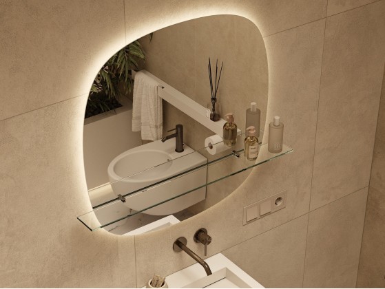 Зеркало для ванной комнаты MOMA Design MIRR SHELF