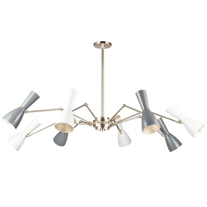 Подвесные светильники Il Bronzetto WORMHOLE 11-8 Luci