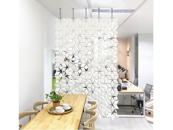 Перегородки bloomming FACET Hanging Room Divider 170x246cm