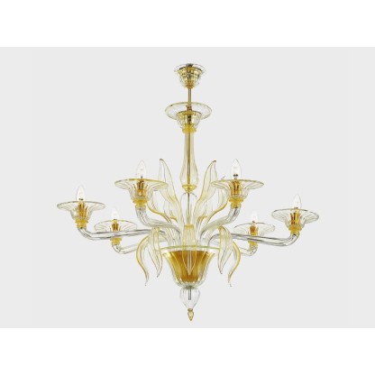 Подвесные светильники Sogni Di Cristallo DAMOCLE D'ORO
