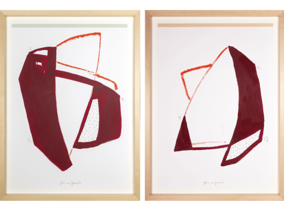 Картина NOVOCUADRO ART COMPANY LA VIE EN ROUGE I &amp; II