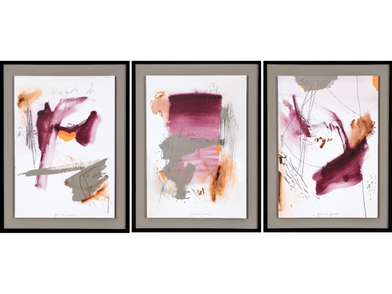 Картина NOVOCUADRO ART COMPANY Trptico Prpura