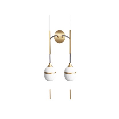 Бра - настенная лампа DESIGNHEURE FLEUR DE KAOLIN MOYEN