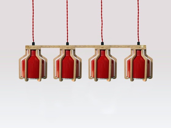 Подвесные светильники Liqui Contracts CELL QUADRUPLET