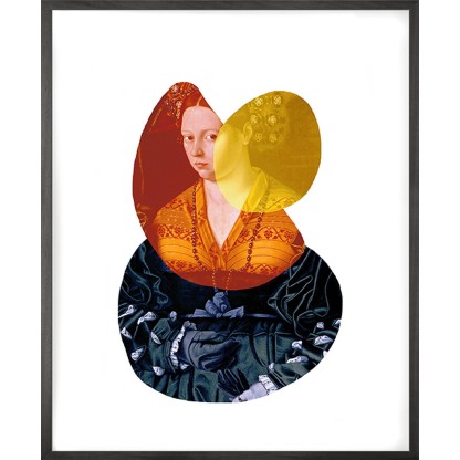 Печать на холсте Mineheart SHAPE AND COLOUR LADY 2