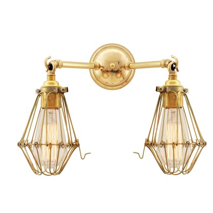 Бра - настенная лампа Mullan Lighting RIGO DOUBLE ARM CAGE WALL LIGHT