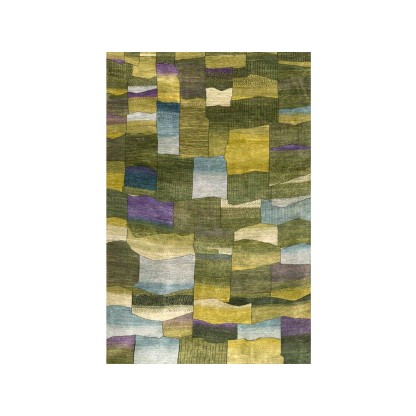 Ковер Zollanvari ERRATIC TILES, GREEN &amp; BLUE