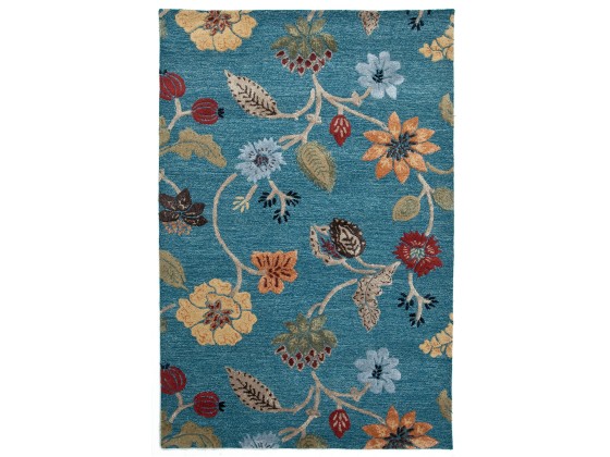 Ковер Jaipur Rugs HANA TAQ-104 Peacock Blue/Marigold