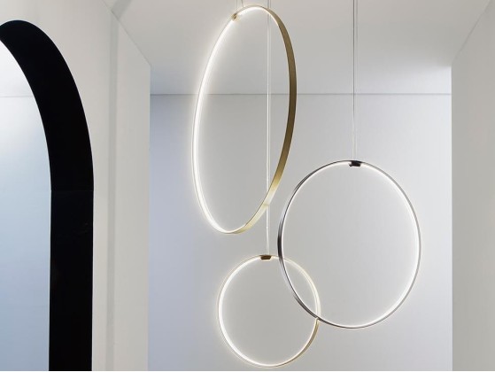 Подвесные светильники PANZERI ZERO ROUND VERTICAL