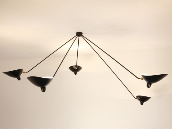 Потолочные светильники Serge Mouille SPIDER PAR5B