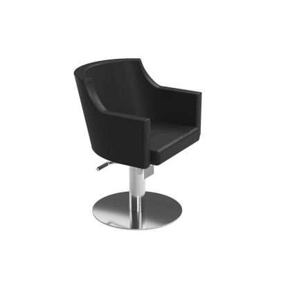 Кресло для парикмахерской Gamma & Bross BIRKIN SUPERSILVER BLACK