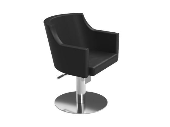 Кресло для парикмахерской Gamma & Bross BIRKIN SUPERSILVER BLACK
