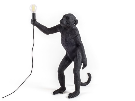Уличный торшер Seletti THE MONKEY LAMP BLACK STANDING