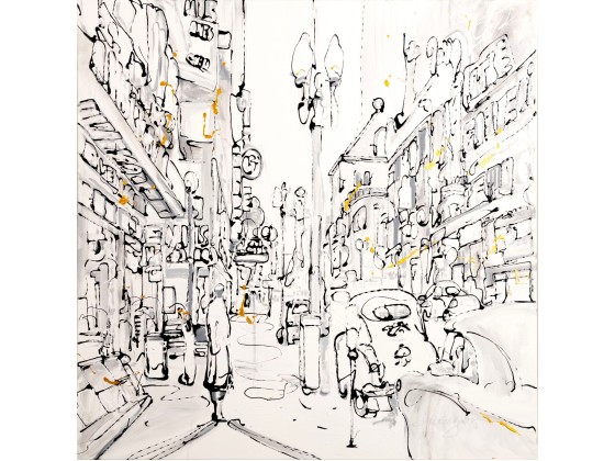 Картина NOVOCUADRO ART COMPANY URBAN WOMAN LIGHT